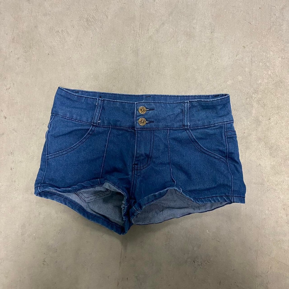 Jeans Wear Y2K Blue Low Rise Microshorts Denim Summer Shorts Womens Size Large